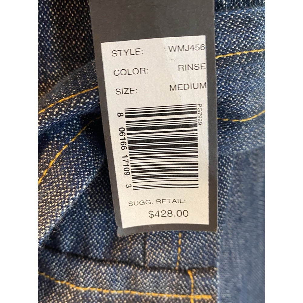 Marc Jacobs Runaway Collection Denim Long Coat Size M Rinse Jean Rare Orig.$428 - Picture 8 of 16